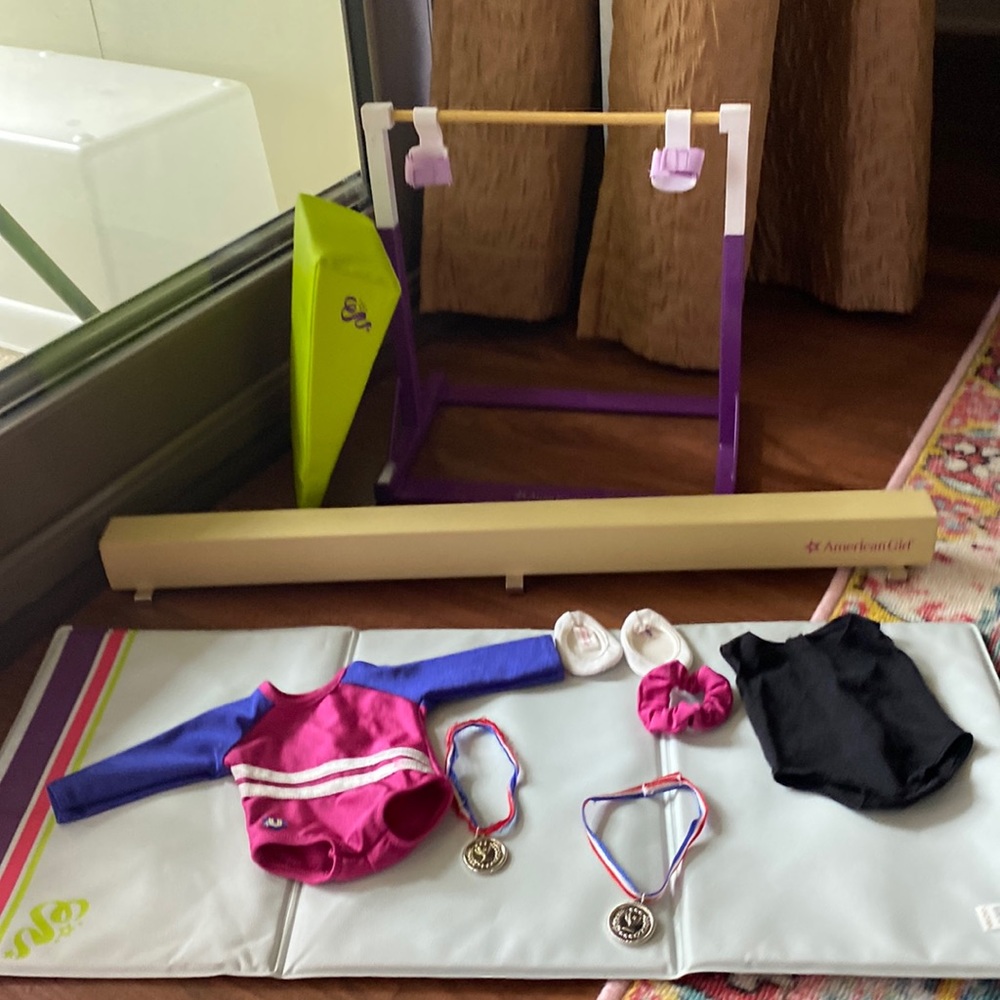 American Girl Gymnastics Set